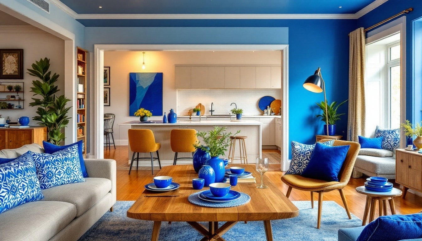 Energize your space: four creative ways to use cobalt in home decor