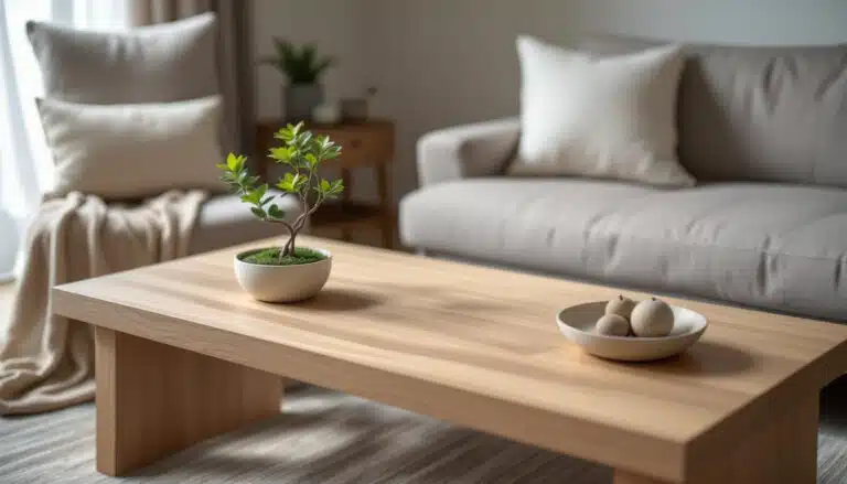 discover five serene design tips to elevate your living room with muji's minimalist style, drawing inspiration from japanese aesthetics. transform your space into a tranquil retreat that blends functionality with beauty.