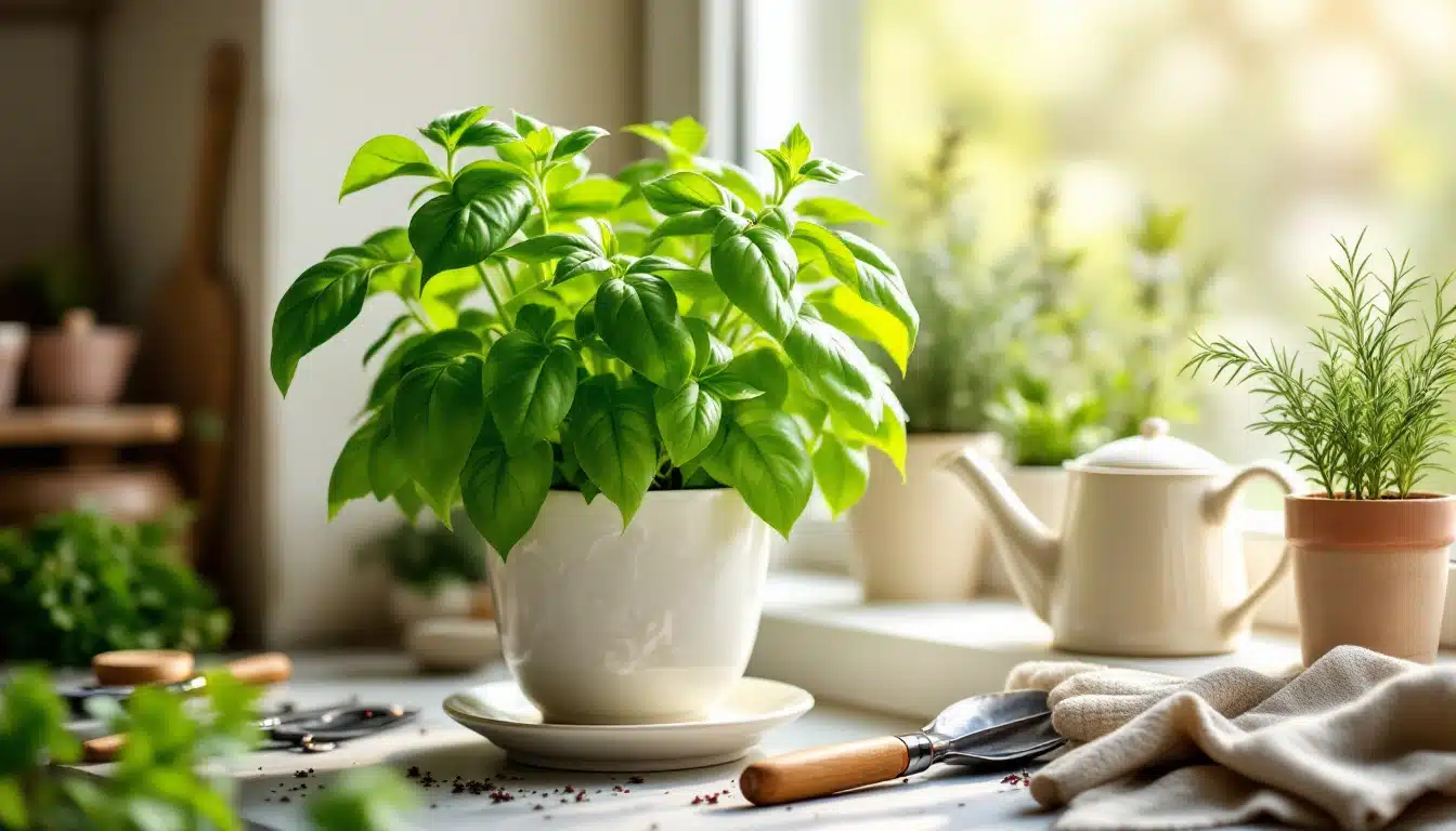 How to grow fragrant and lush basil in pots: a simple trick