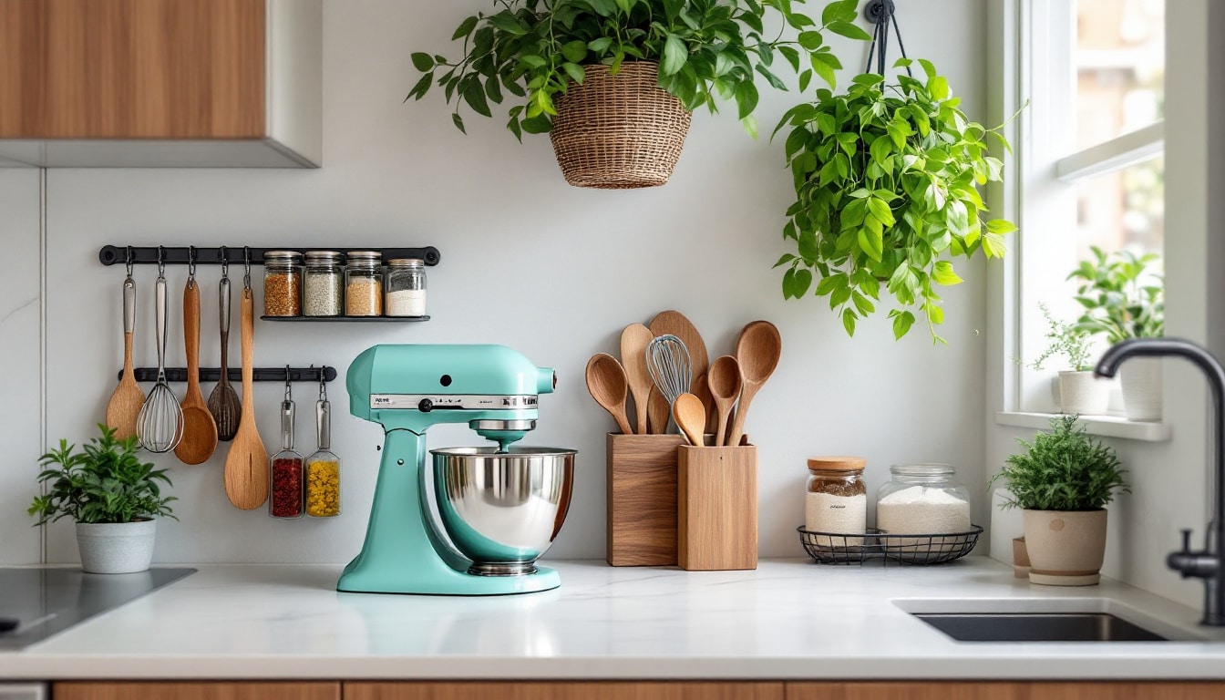I just purchased a stand mixer — here are 6 smart storage solutions for my compact kitchen