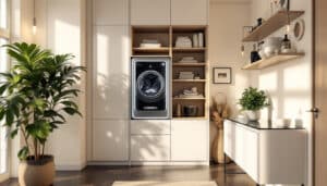 revolutionize your laundry experience with our innovative space-saving solution that replaces bulky drying racks, making your laundry room more efficient and stylish.