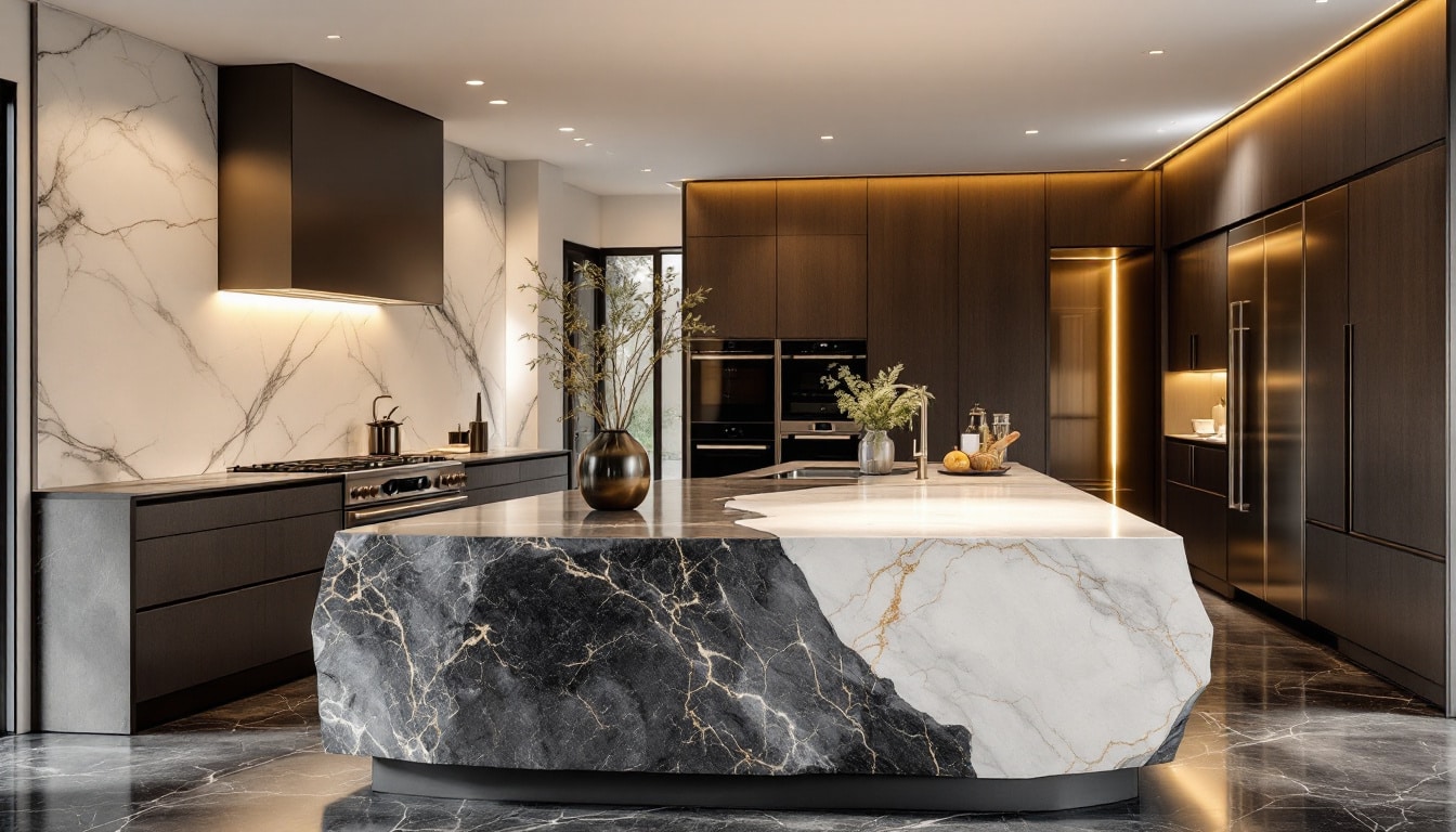 Discover the top 2025 kitchen stone trends that experts are raving about
