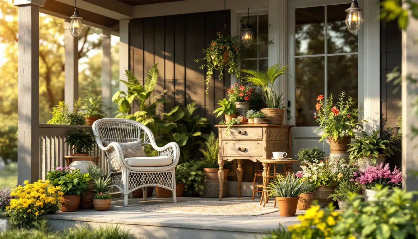 discover over 50 beautifully realistic faux plants that will enhance your front porch decor. perfect for adding a touch of greenery without the maintenance, these stunning designs are ideal for any home style.