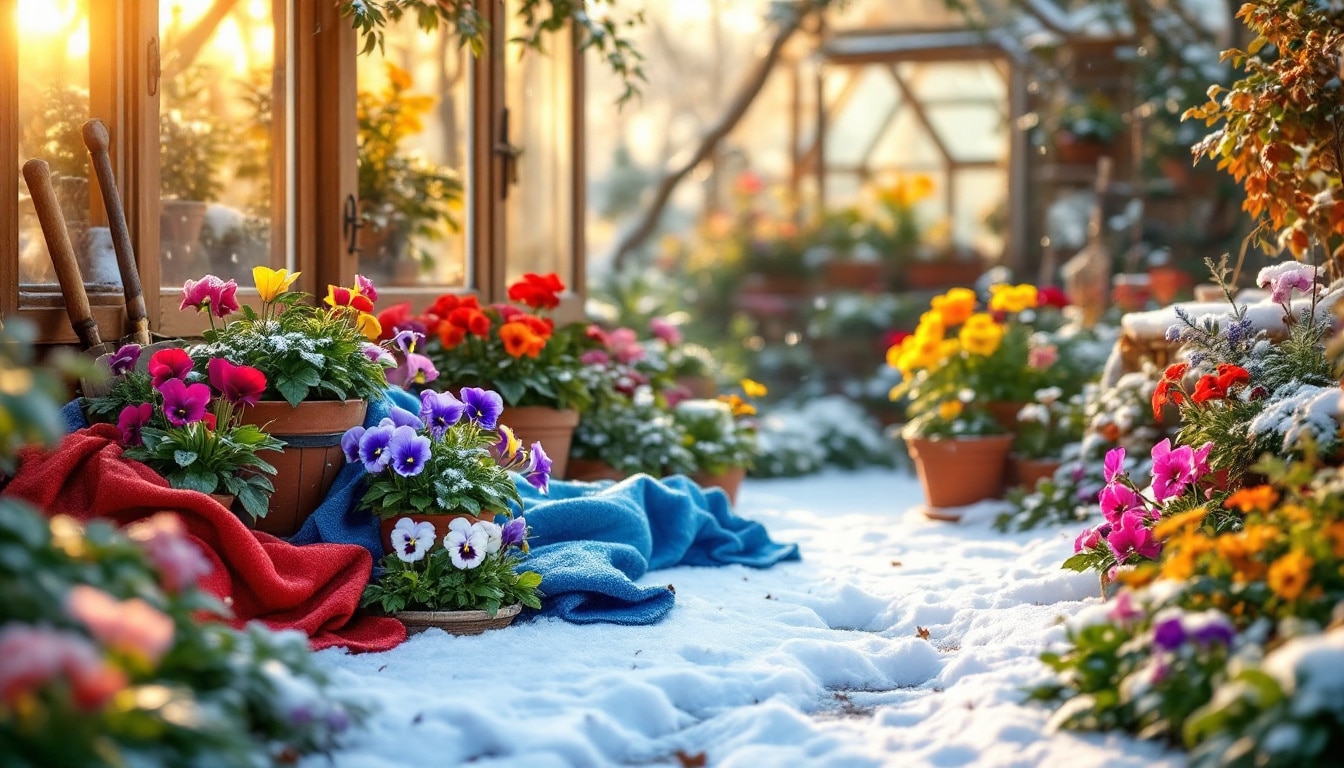 How to shield your plants from the cold: tips for successful winter gardening