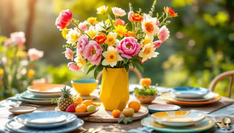 discover modern and quirky spring centerpiece ideas that perfectly blend style and relaxation for your table. let a professional table stylist inspire you with unique arrangements that add a playful touch to your dining experience this season.