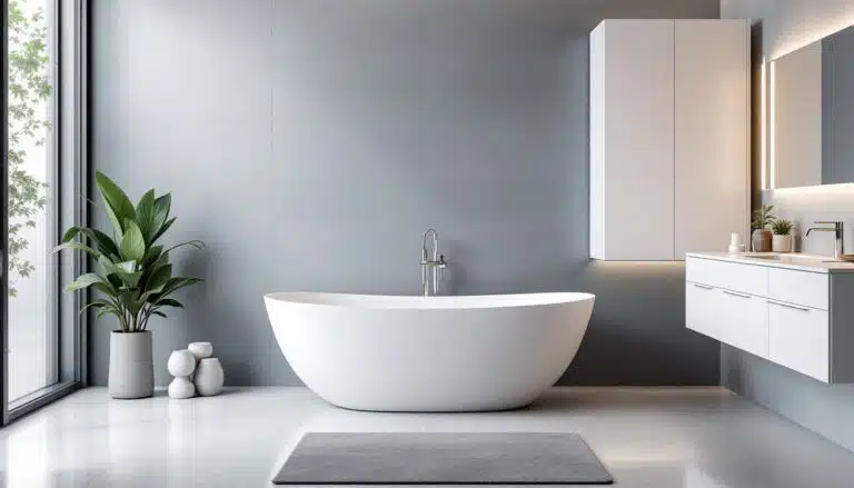 discover the ultimate solution for freestanding tubs with this innovative bathroom furniture piece. designed to tackle the biggest challenges, it combines style and functionality, transforming your bathroom into a luxurious retreat.