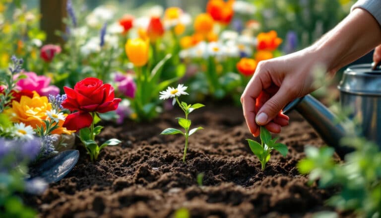 Creating a beautiful flower bed in just five easy steps