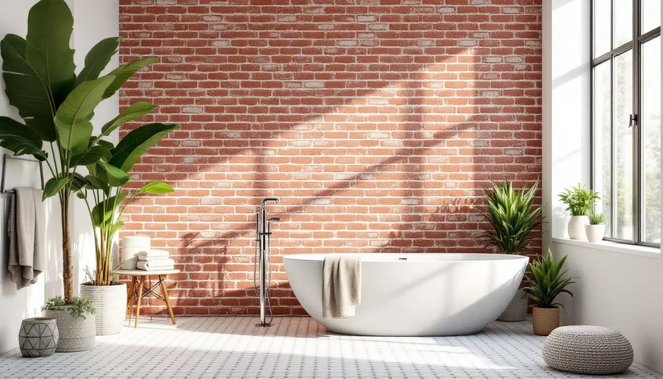Enhancing your space with brick effect bathroom tiles