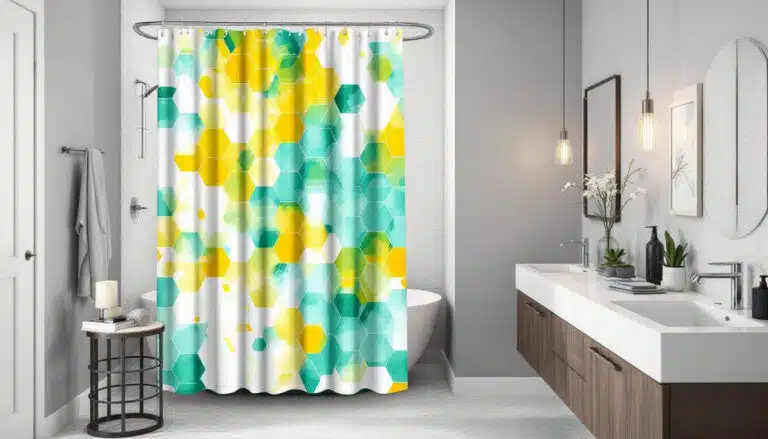 discover the latest bathroom trend with our stylish shower curtain! this must-have accessory will elevate your space, blending modern design with functionality. perfect for adding a touch of glamour and surprise to your daily routine.