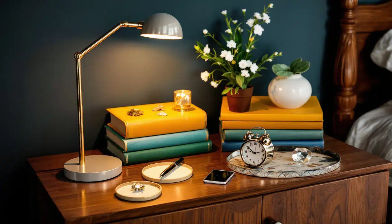 creative ways to style your nightstand